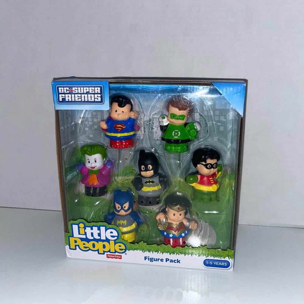 Fisher-Price Little People DC Super Friends 7-Figurine Set
